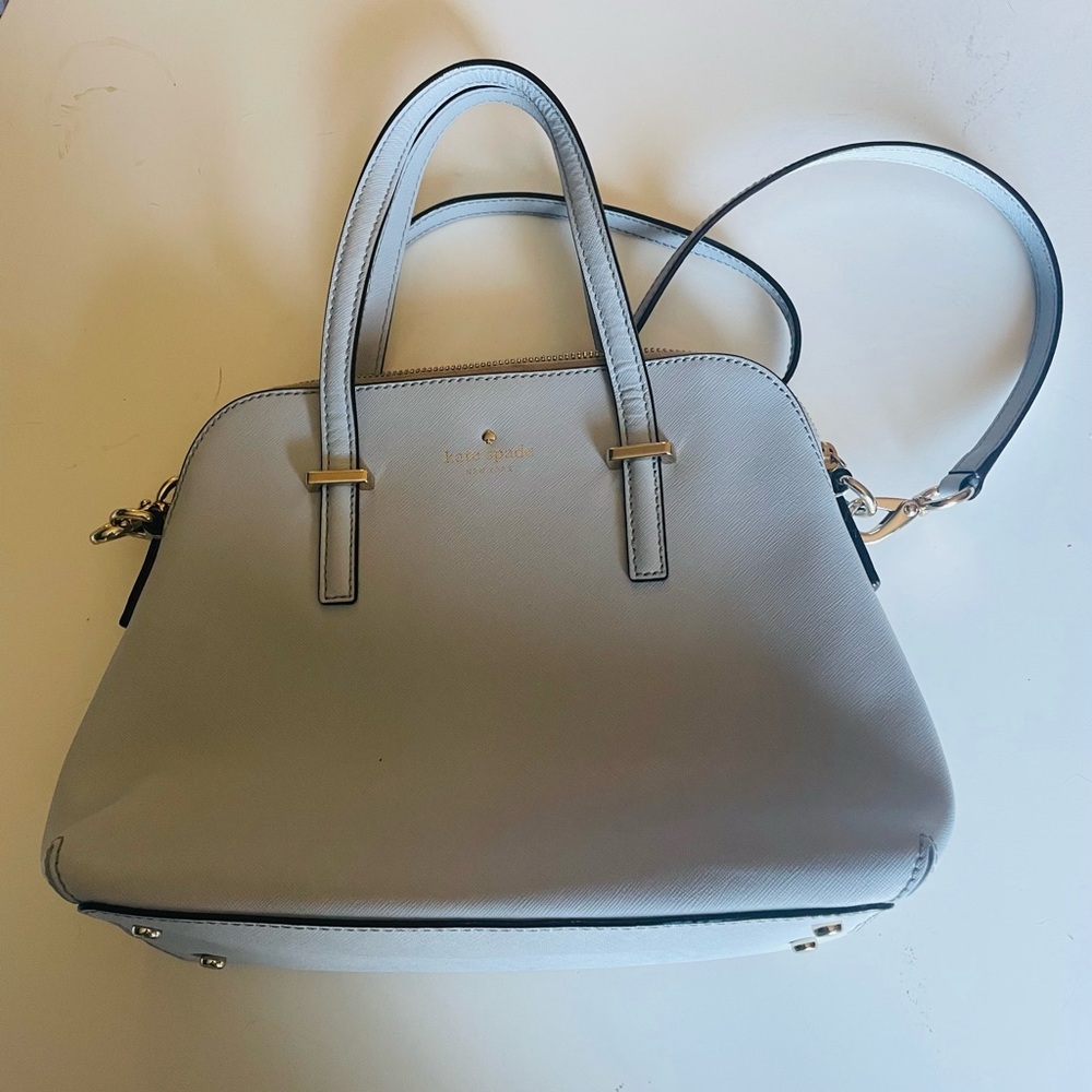 Kate Spade Gray Satchel Bag